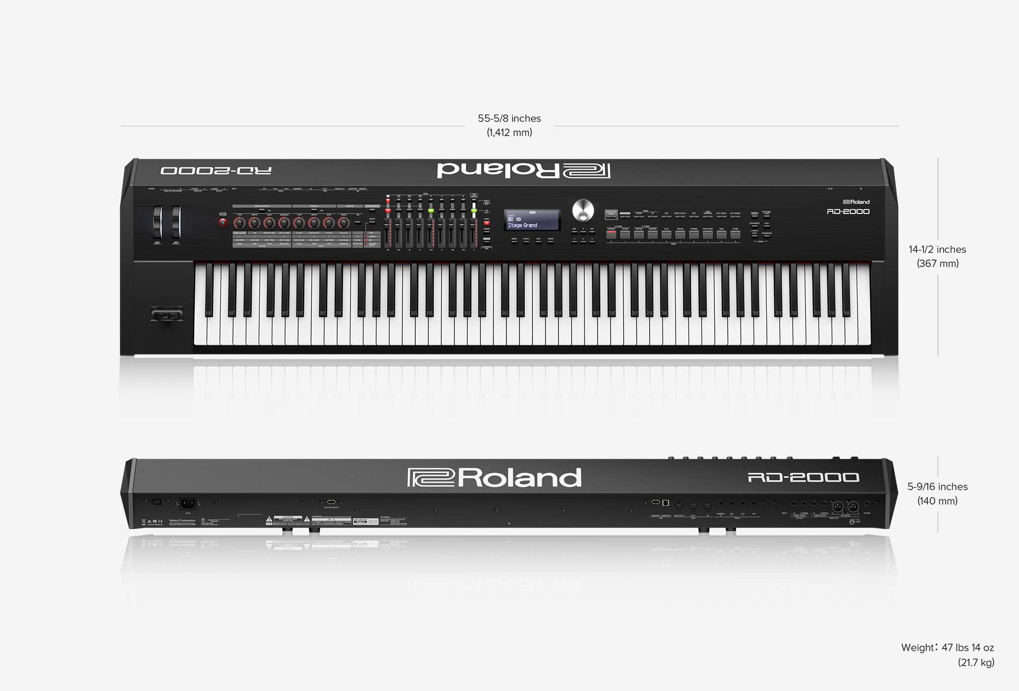 Roland Rd 00 Mobiles Elektronisches Stage Piano