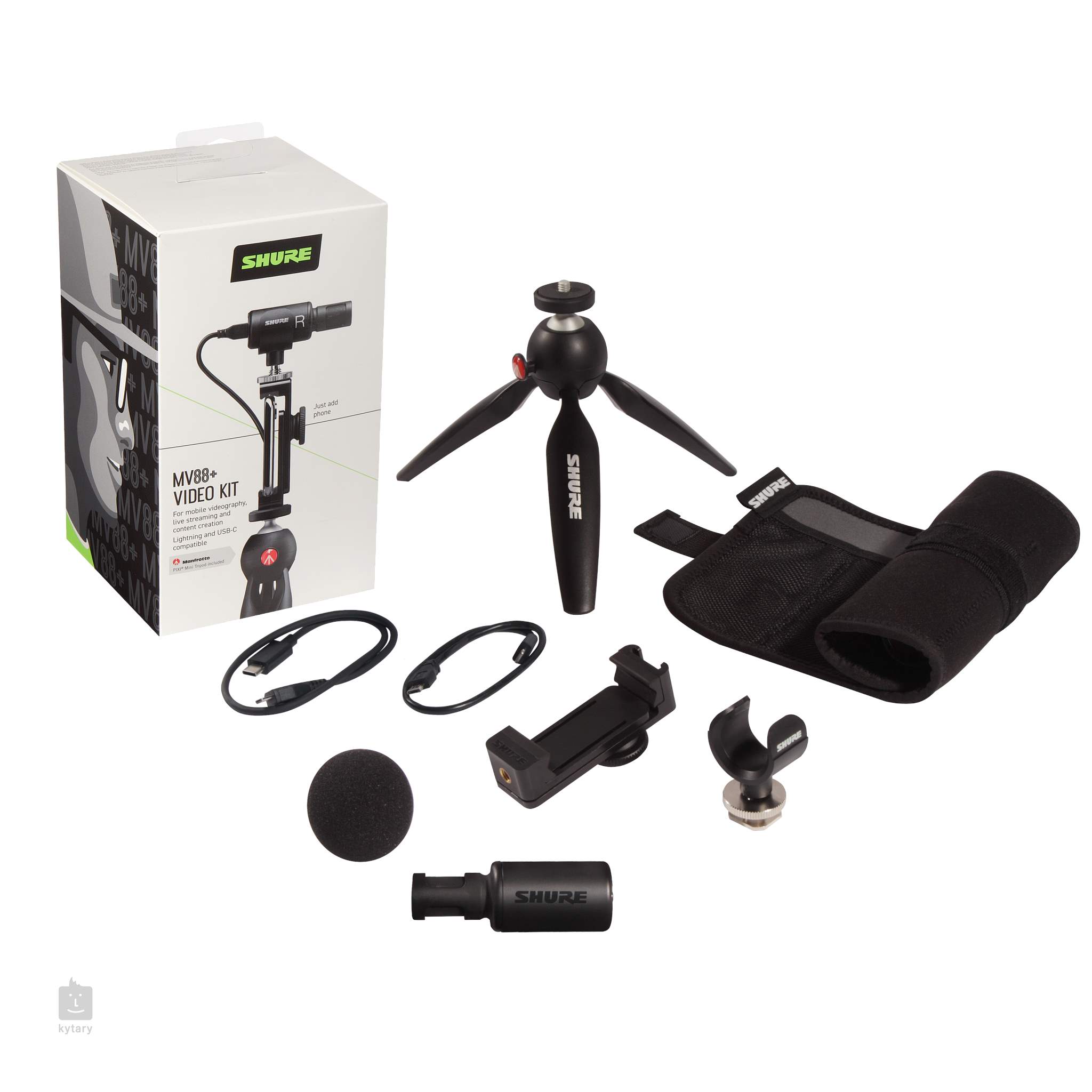 shure mv88 monitoring